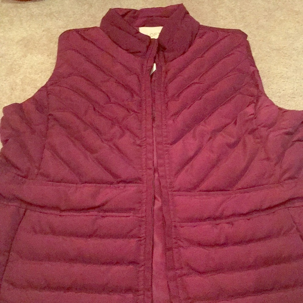 Loft Puffer Vest, Size Small